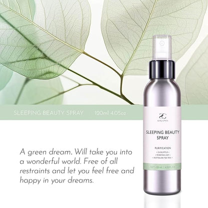 Pillow Ritual Aromatic Eucalyptus and tea tree, Calming and Relaxing Pillow Mist, Linen and Fabric Spray, Infused with Natural Essential Oils 4.05 oz