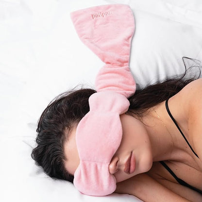 Nodpod Gentle Pressure Sleep Mask | Patented Light Blocking Design for Sleeping, Traveling & Relaxation - Blush Pink