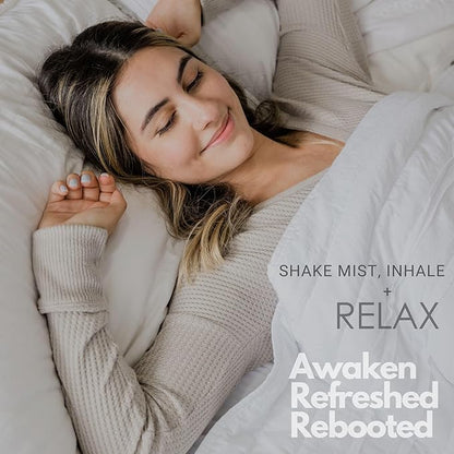 The Original Relax Lavender Sleep Aromatherapy Mist, All Natural Lavender Pillow Spray, Chamomile Oils, Breath Easy to Sleep, Calming Room Spray, No Fragrance or Chemicals