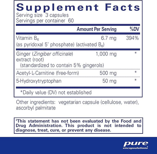 Pure Encapsulations MotilPro | Hypoallergenic Dietary Supplement to Promote Healthy Gut Motility* | 180 Capsules
