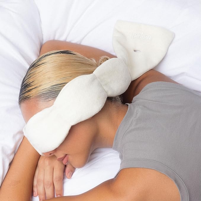 Nodpod Gentle Pressure Sleep Mask | Patented Light Blocking Design for Sleeping, Traveling & Relaxation - Bone