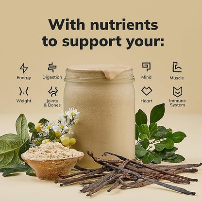 KaâChava All-In-One Nutrition Shake Blend, 85+ Superfoods & Nutrients, Meal Replacement, Greens Plant-Based Superfood Powder Protein Drink, Digestive Enzymes & Probiotics, Vegan Dairy Gluten Free, 2lb