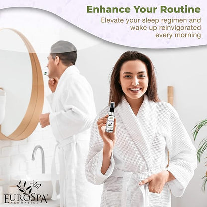 EuroSpa Aromatics Lavender-Infused Pure Eucalyptus Oil Pillow Mist Sleep Spray - 2oz