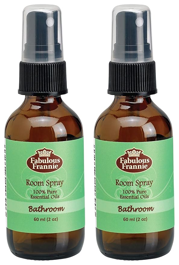 Fabulous Frannie Bathroom Essential Oil Pillow or Room Mist A perfect blend of Spearmint and Tangerine Pure Essential Oils 2oz each 2pk