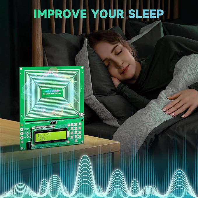 7.83Hz Nature Sleep Aid & Healing Frequency Device | Adjustable Schumann Resonance Generator (0.01Hz-200KHz) for Stress Relief, Relaxation, Meditation, Yoga | USB Powered