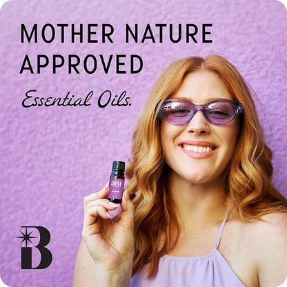 The Best Energy + Focus Essential Oil Roll-On Blend- Premium Grade- Pre-Diluted in Coconut Oil- Ready to Use- 10 ml (.33 fl oz)