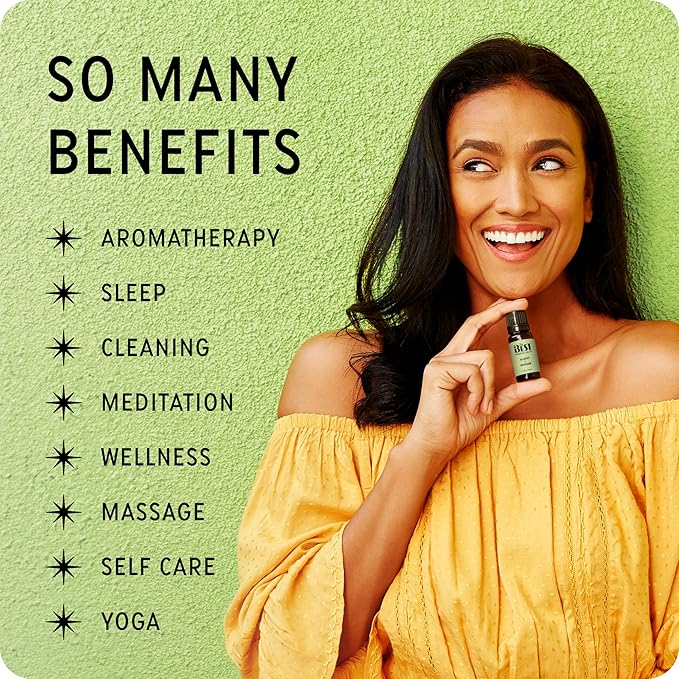 The Best Energy + Focus Essential Oil Roll-On Blend- Premium Grade- Pre-Diluted in Coconut Oil- Ready to Use- 10 ml (.33 fl oz)